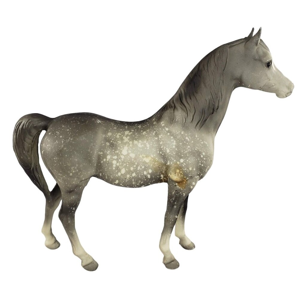 Breyer Horse Proud Arabian Mare Matte Dapple Grey #215